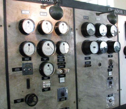 Historisches Wasserkraftwerk in Poco das Caldas (Brasilien)